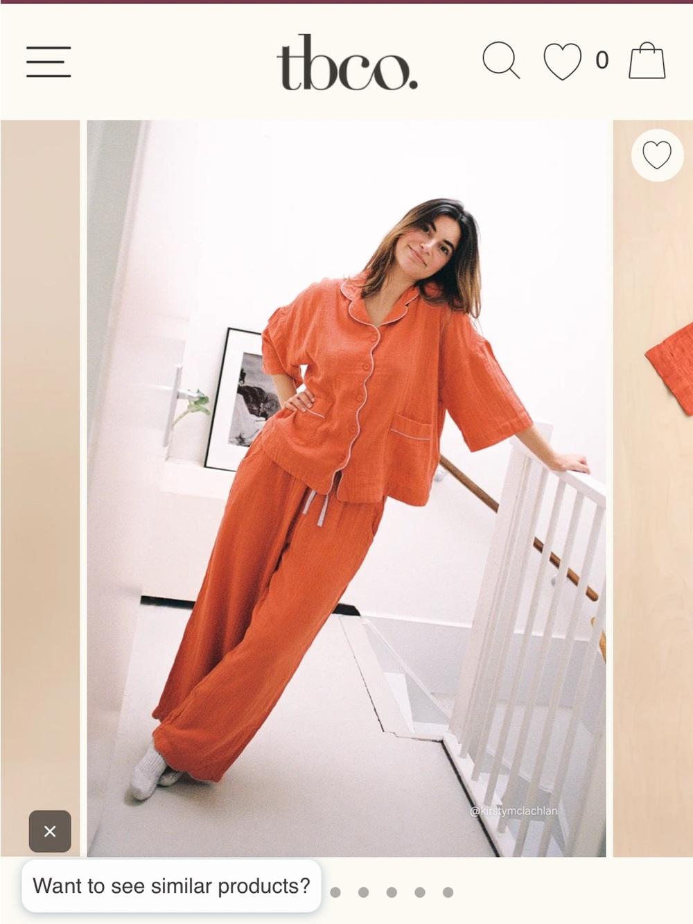 TBCO long cotton pajama set